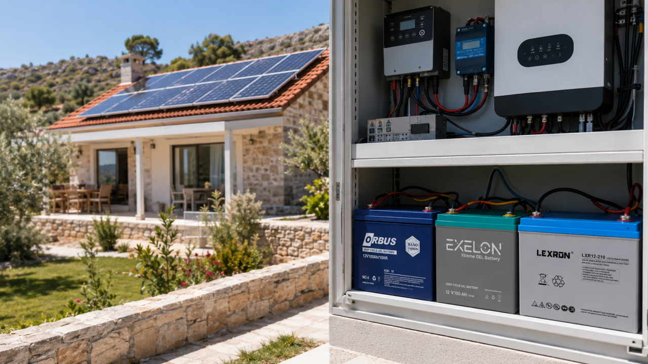 Solar Jel Akü Nedir? Güneş Paneli Aküsü Seçim Rehberi