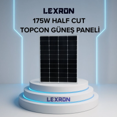 LEXRON 175W HALF CUT TOPCON GÜNEŞ PANELİ