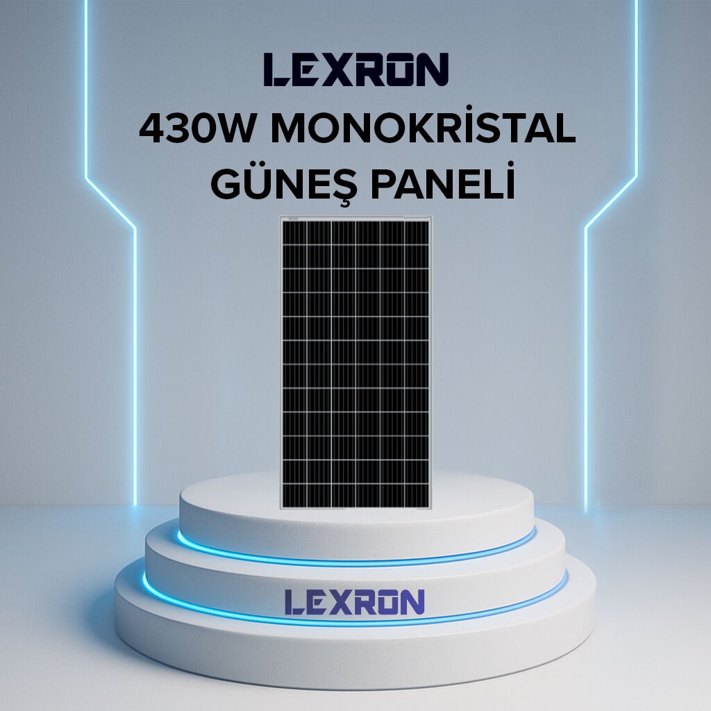 Lexron 430 Watt PERC Monokristal Güneş Paneli
