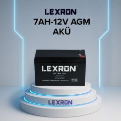 Lexron 7AH 12V AGM Akü