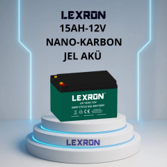 Lexron 15AH 12V Jel Akü