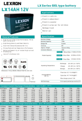 Lexron 15AH 12V Jel Akü