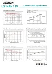 Lexron 14AH 12V Jel Akü
