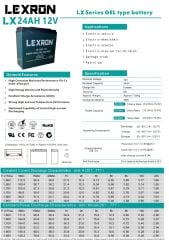 Lexron 24AH 12V Jel Akü