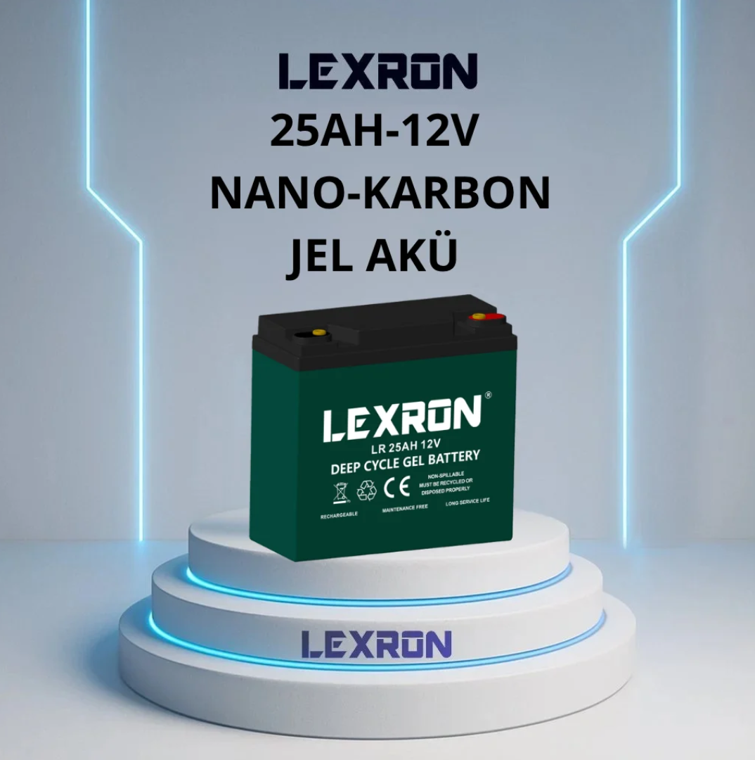 Lexron 25AH 12V Jel Akü