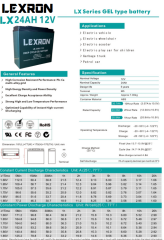 Lexron 25AH 12V Jel Akü