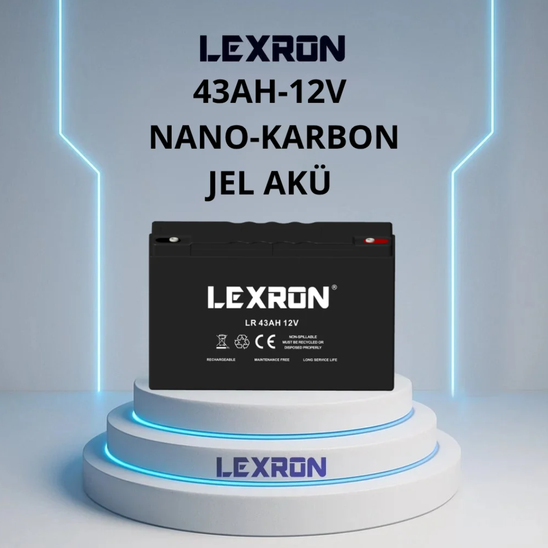 Lexron 43AH 12V Jel Akü