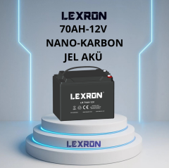 Lexron 70AH 12V Jel Akü
