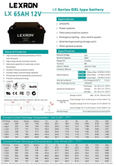 Lexron 70AH 12V Jel Akü