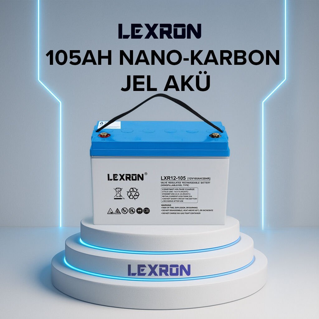 Lexron 105AH 12V Jel Akü