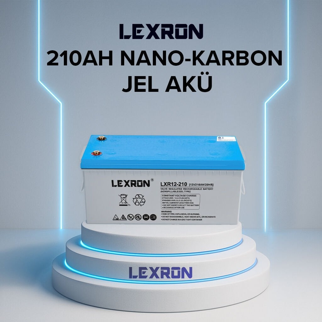 Lexron 210AH 12V Jel Akü