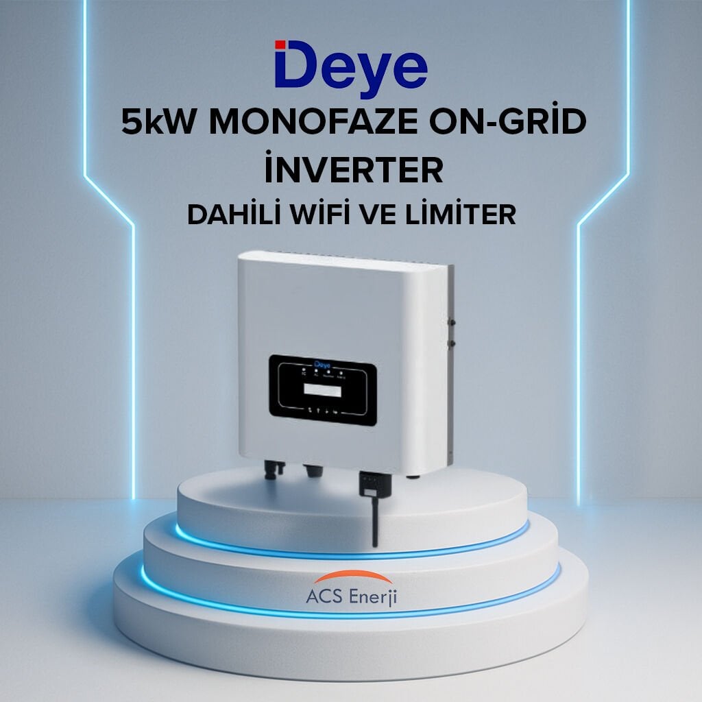 DEYE 5KW ON-GRID MONOFAZE İNVERTER