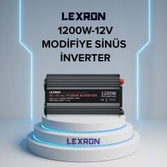 LEXRON 1200W 12V MODİFİYE SİNÜS İNVERTER