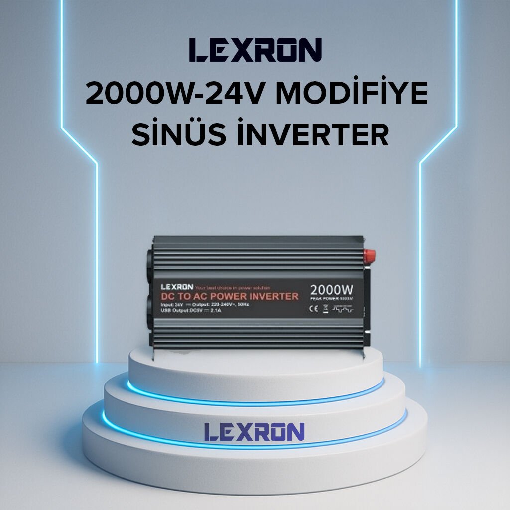 LEXRON 2000W 24V MODİFİYE SİNÜS İNVERTER
