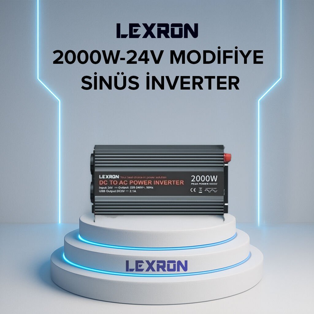 LEXRON 2000W 24V MODİFİYE SİNÜS İNVERTER