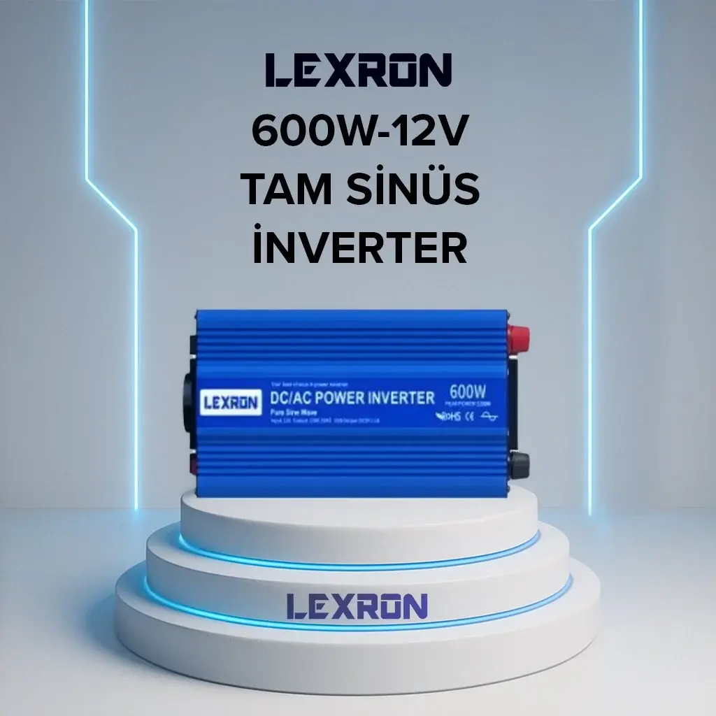 LEXRON 600W 12V TAM SİNÜS İNVERTER