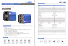 LEXRON 1000W 12V TAM SİNÜS İNVERTER