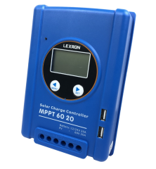 LEXRON 20 AMPER 12V -24V MPPT SOLAR ŞARJ KONTROL CİHAZI