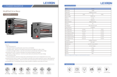 LEXRON 1200W 24V MODİFİYE SİNÜS İNVERTER