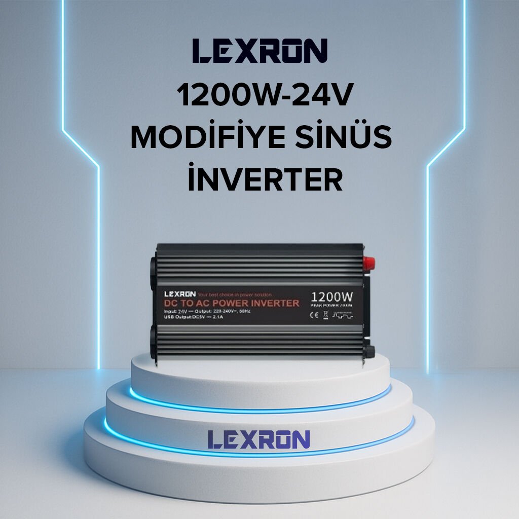 LEXRON 1200W 24V MODİFİYE SİNÜS İNVERTER