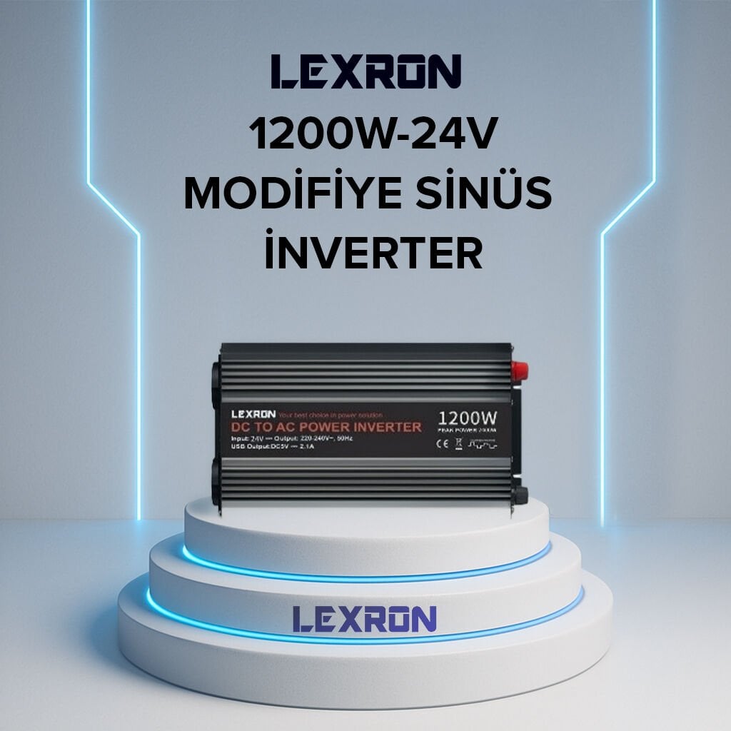LEXRON 1200W 24V MODİFİYE SİNÜS İNVERTER