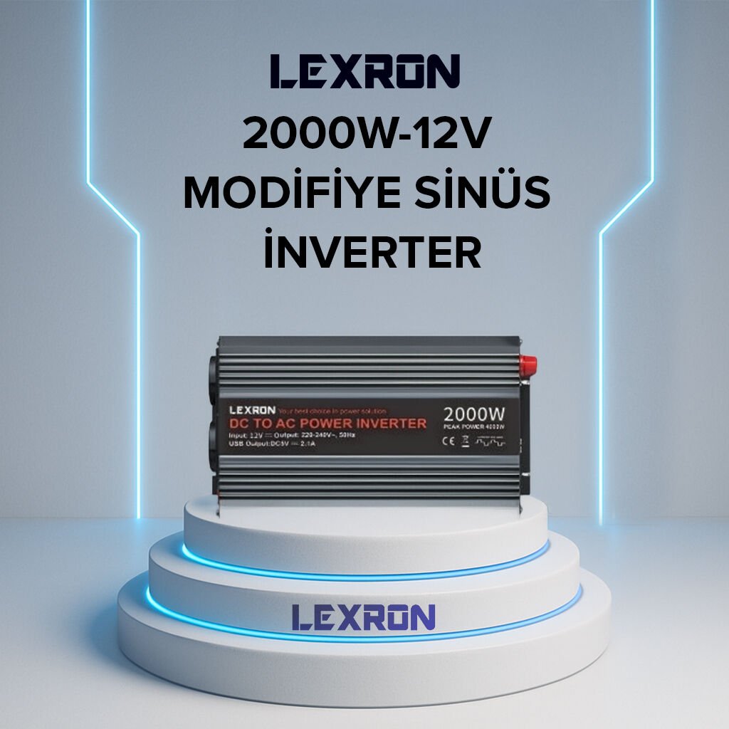 LEXRON 2000W 12V MODİFİYE SİNÜS İNVERTER