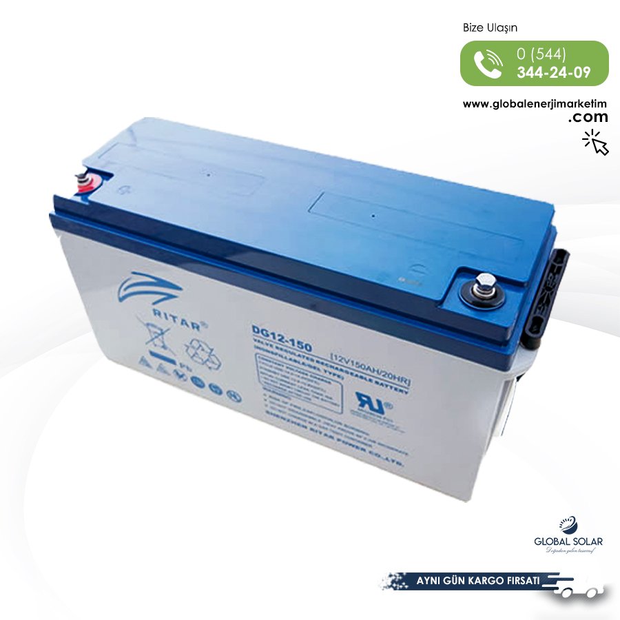 Ritar 150AH 12V Jel Akü