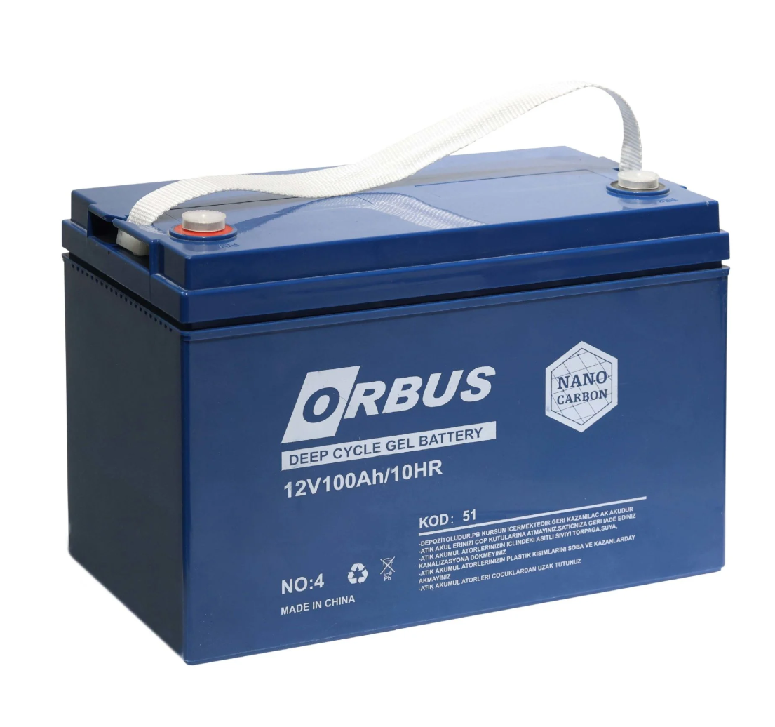 Orbus 100AH 12V Jel Akü