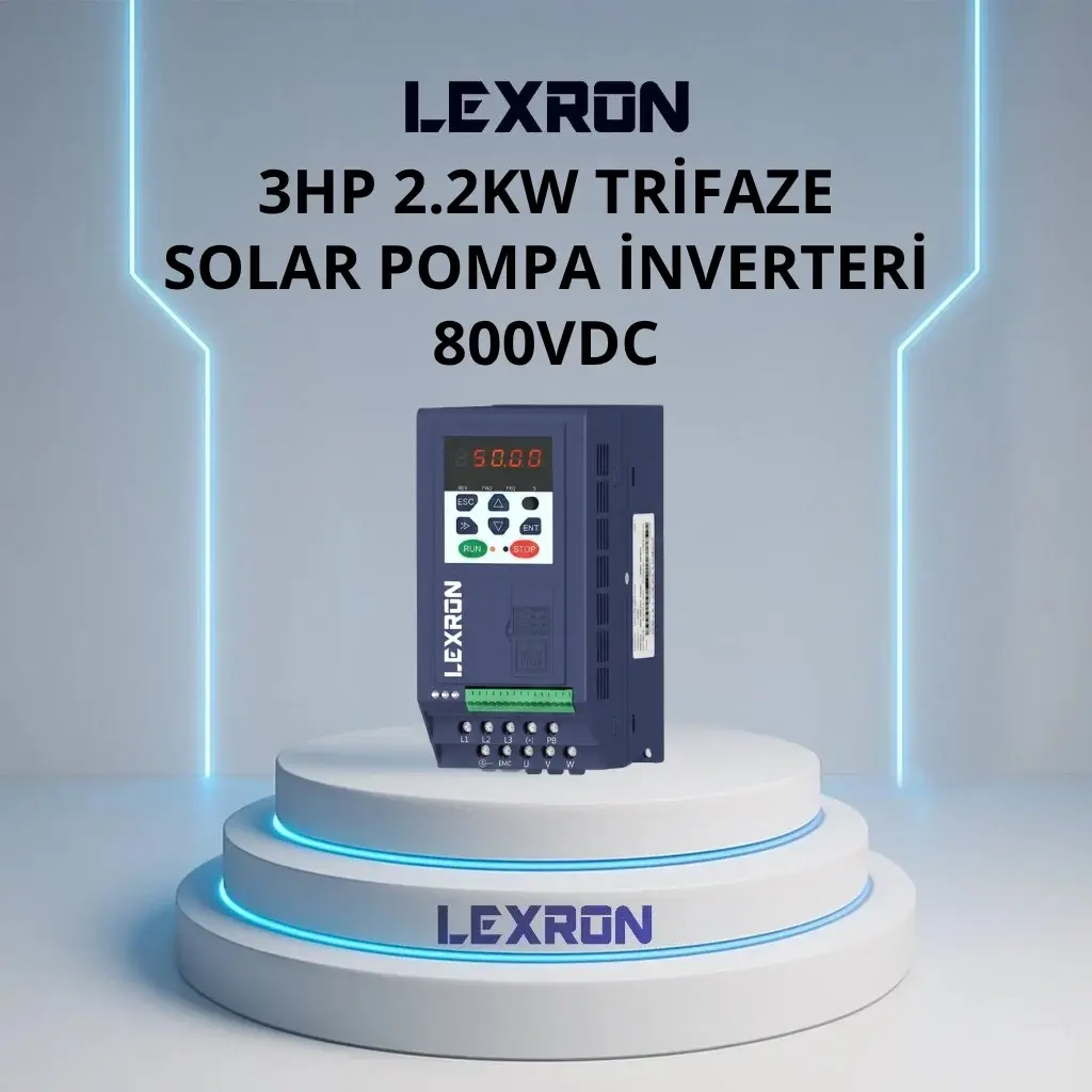 LEXRON 3HP SOLAR SÜRÜCÜ POMPA INVERTER (YENİ NESİL 450VDC )