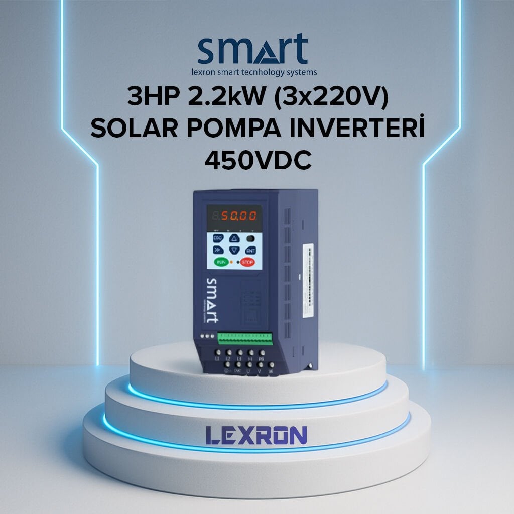 SMART 3HP SOLAR SÜRÜCÜ POMPA INVERTER (YENİ NESİL 450VDC )