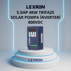 LEXRON  5,5HP SOLAR SÜRÜCÜ POMPA INVERTER (YENİ NESİL 800VDC )