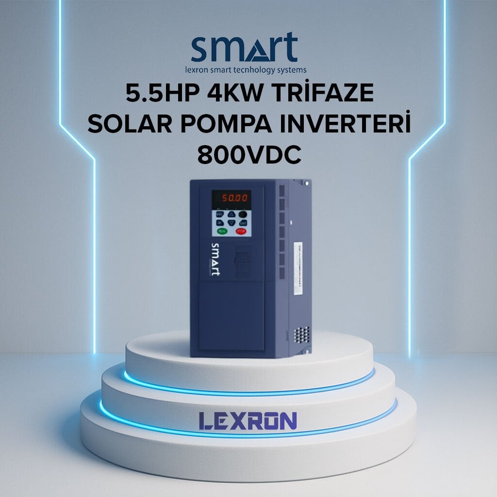 SMART 5,5HP SOLAR SÜRÜCÜ POMPA INVERTER (YENİ NESİL 800VDC )
