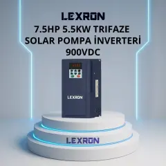 LEXRON  7,5HP SOLAR SÜRÜCÜ POMPA INVERTER (YENİ NESİL 900VDC )