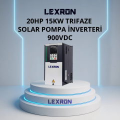 LEXRON 20 HP SOLAR SÜRÜCÜ POMPA INVERTER (YENİ NESİL 900VDC)