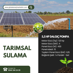 5,5 HP DALGIÇ POMPA – TARIMSAL SULAMA SİSTEMİ  PAKETLERİ