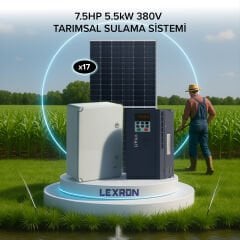 7,5 HP DALGIÇ POMPA – TARIMSAL SULAMA SİSTEMİ PAKETLERİ