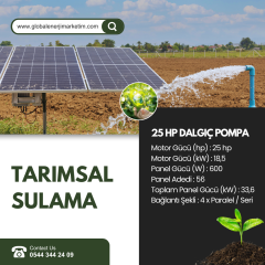 25 HP DALGIÇ POMPA – TARIMSAL SULAMA SİSTEMİ  PAKETLERİ