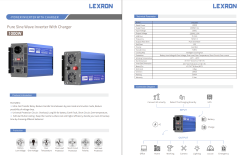 LEXRON 1000W 12V ŞARJLI TAM SİNÜS İNVERTER (UPS)