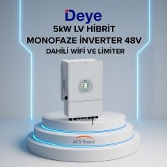 DEYE 5KW HİBRİT MONOFAZE İNVERTER