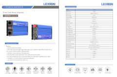 LEXRON 3000W-12V TAM SİNÜS İNVERTER