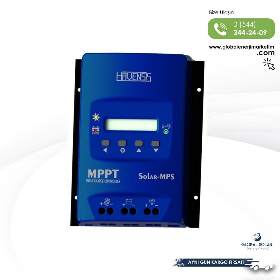 30A MPPT SOLAR ŞARJ KONTROL 12-24V HAVENSİS SOLAR