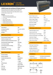 LEXRON 100AH 12.8V LİTYUM AKÜ