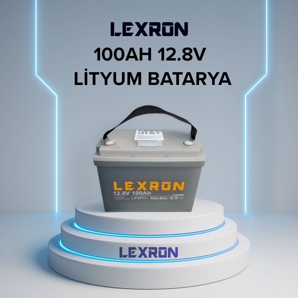 LEXRON 100AH 12.8V LİTYUM AKÜ