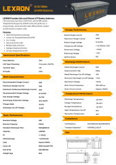 LEXRON 100AH 48V LİTYUM AKÜ