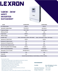 LEXRON 3000W MPPT 55-450 PV INPUT AKILLI İNVERTER