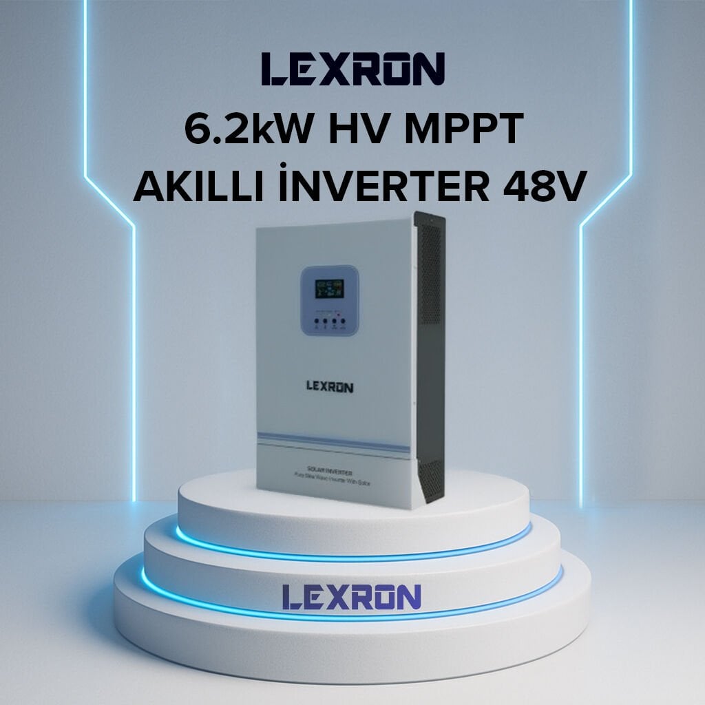 LEXRON 6.2KW MPPT PARALEL 90-500V INPUT 100A MPPT INVERTER PARALLENEBİLİR