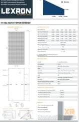 LEXRON 610W  TOPCON 16BB HALF CUT GÜNEŞ PANELİ