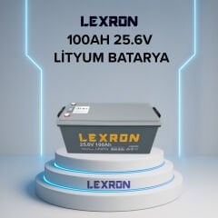 LEXRON 100AH 25,6V LİTYUM AKÜ