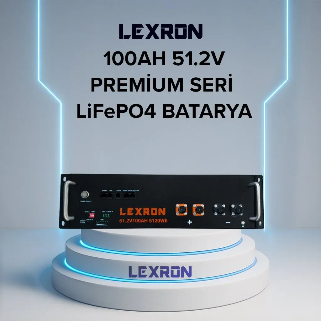 LEXRON 100AH 51.2V LİTYUM AKÜ