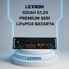 LEXRON 100AH 51.2V LİTYUM AKÜ
